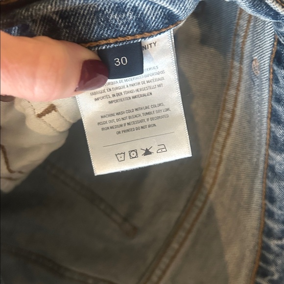 Citizens of Humanity Isola premium vintage cropped raw hem jeans size 30 - Picture 6 of 12